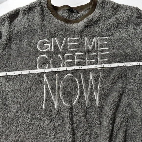 ⚡️SHEIN Lounge Dress Give Me Coffee Now Size XL - Picture 2 of 3